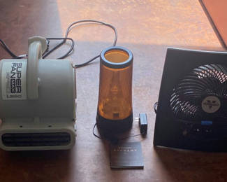 Lot 37: Fans and Dehumidifier