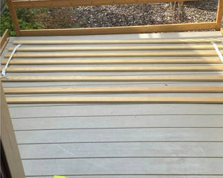 Lot 4: King Size Bamboo platform Bed (NO mattress)