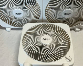 Lot 107: Three Small Comfort Zone Fans