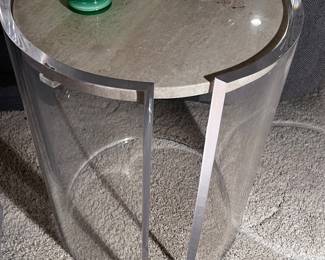 Acrylic end table