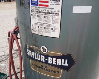 Saylor -Beall Air compressor 2 stage