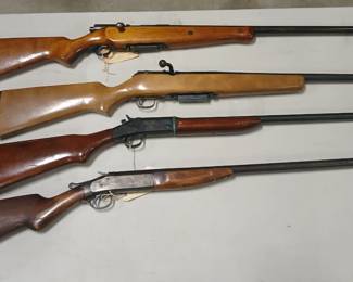 EXCEL 16 GA, Harrington and Richardson single Bl, Sears 20 GA, Mossberg model 190 16 GA