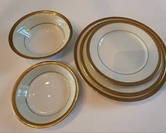 Old Abbey Limoges Porcelain Dinnerware Set