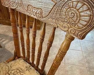 Oak Claw Foot Dining Set