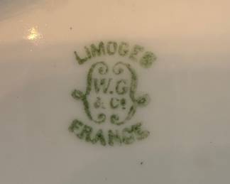 W.G. & Co. Limoges Porcelain Leaf Dish