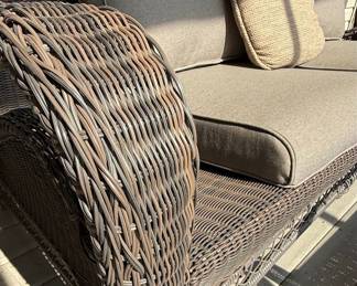 Opohoro Luna 7-Piece Wicker Patio Conversation Set