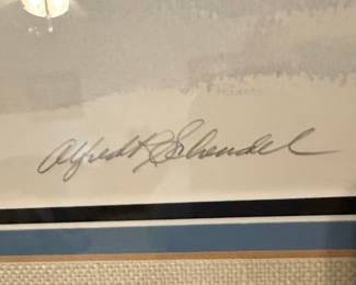 Alfred R. Schendel Signed Artist Proof Print
