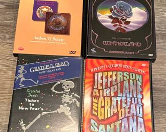 Collection of 10 Grateful Dead Concert DVDs
