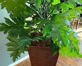 Artificial Philodendron Selloum in Tapered Planter