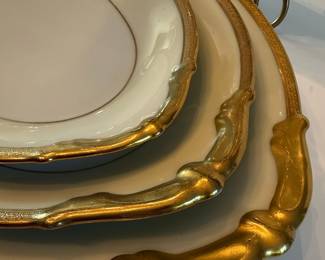 Old Abbey Limoges Porcelain Serving Set