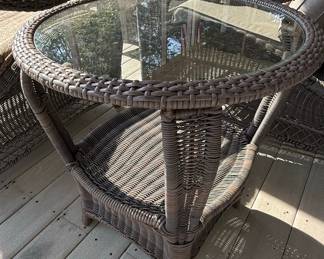 Opohoro Luna 7-Piece Wicker Patio Conversation Set