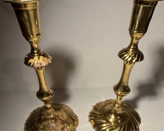 Mottahedeh Museum Reproductions Brass Candlesticks