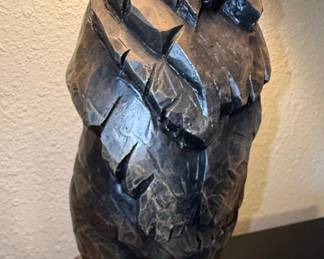 Carved Bear Table Lamp