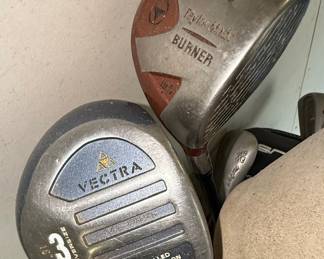 Mixed Vintage Golf Club Set with Two Bags - Hogan, Tour Model