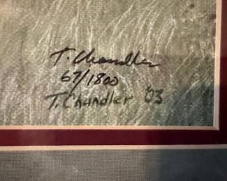 T. Chandler Signed Limited Edition Bear Print