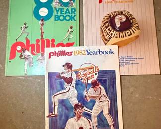 Philadelphia Phillies 1980-1982 Memorabilia Set