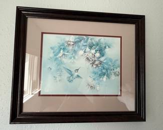 Lena Liu Hummingbird & Fuchsia Limited Edition Print