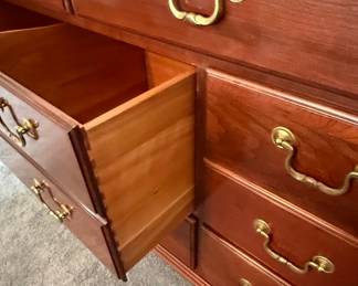 Ethan Allen Traditional Nine-Drawer Dresser
