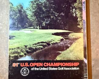 1981 US Open Championship Merion Golf Club Program