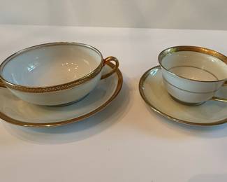 Old Abbey Limoges Porcelain Dinnerware Set