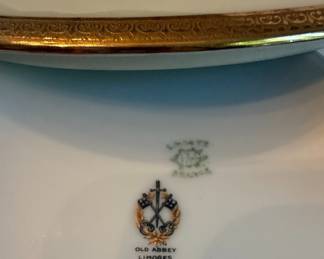 Old Abbey Limoges Covered Vegetable Dish
