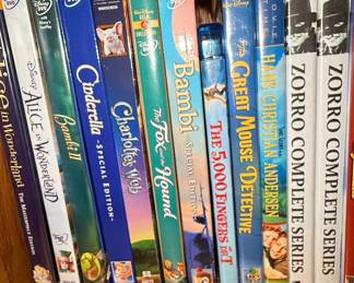 Collection of Assorted Disney and Family DVDs