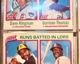 1980 Topps Baseball League Leaders Cards