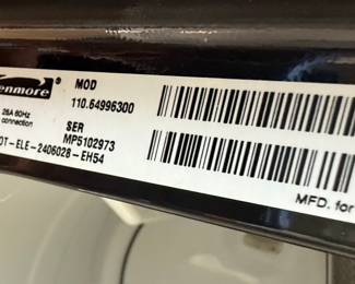 Kenmore Elite Washer and Dryer Set
