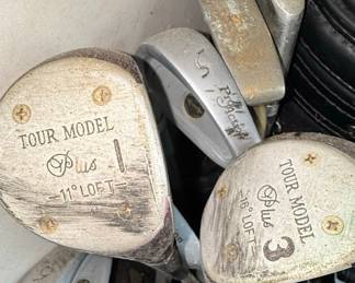 Mixed Vintage Golf Club Set with Two Bags - Hogan, Tour Model