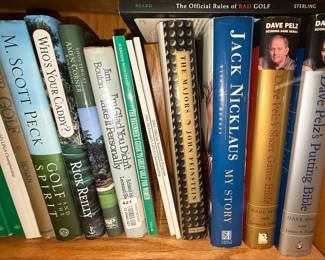 Collection of Golf Instruction Books