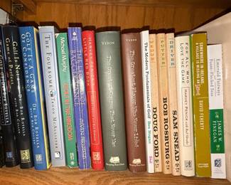 Collection of Golf Instruction Books