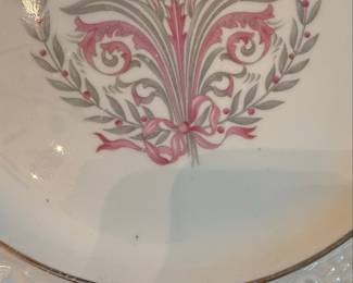 Washington Colonial Floral Plate