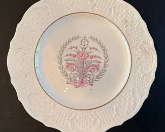 Washington Colonial Floral Plate