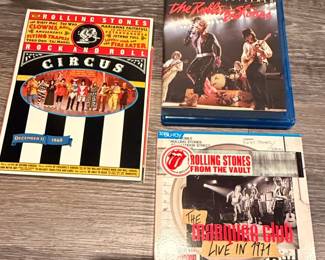 Rolling Stones Concert Blu-ray Lot: Rock and Roll Circus, Ladies & Gentlemen, From the Vault