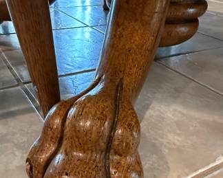 Oak Claw Foot Dining Set