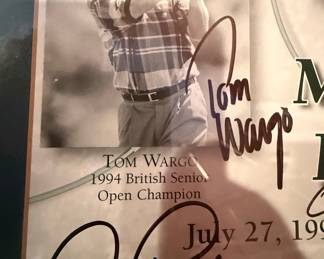 1998 Miller Barber Montana Pro-Am Signed Poster