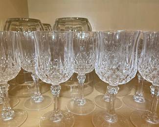 Cristal D'Arques "Longchamp" Cut Crystal Stemware