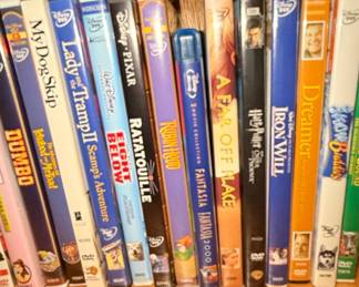 Collection of Assorted Disney and Family DVDs