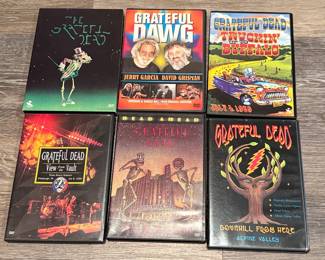 Collection of 10 Grateful Dead Concert DVDs