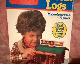Collection of 3 Lincoln Logs Sets: Blacksmith, Tree House, Fun on Farm