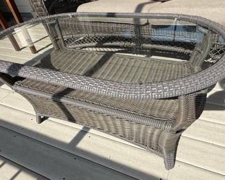 Opohoro Luna 7-Piece Wicker Patio Conversation Set