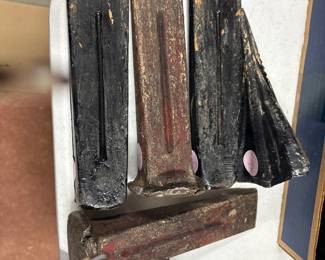 Steel log spitting wedges