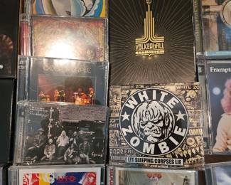 Rock and metal CDs