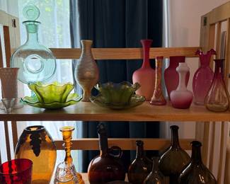 Case Table-Art glass
