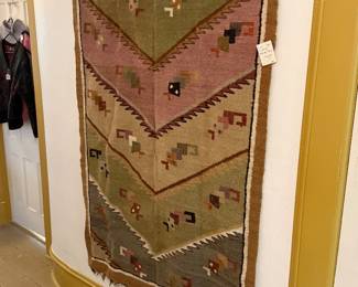 Upstairs Hallway-wool rug, Hauraz, Peru