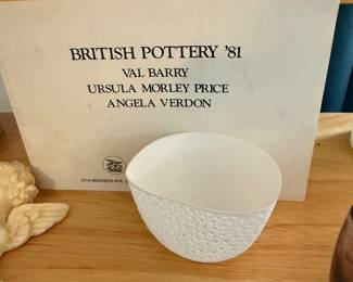 Case Table-Angela Verdon porcelain bowl
