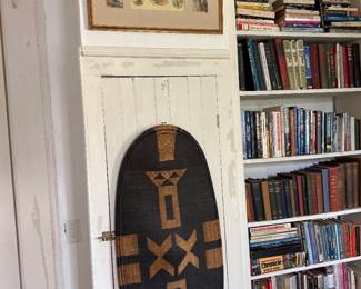 Library-Azande War Shield purchased from museum in NM