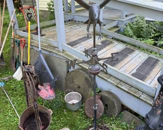 Garage-Eagle copper weather vane