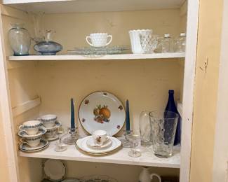 Dining Room Hallway-glassware
