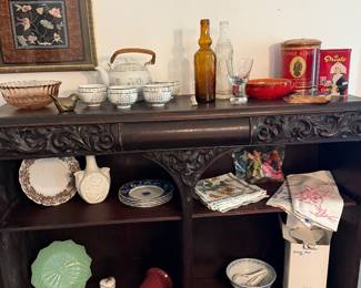 Dining Room-glass flower frogs